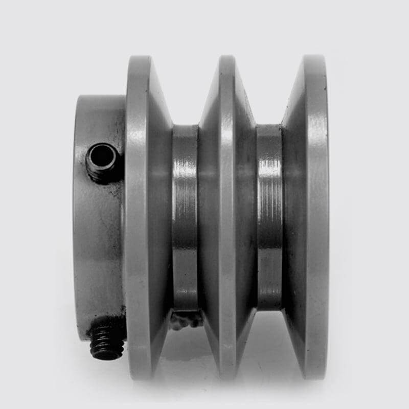 2BK25 1" Bore Solid Sheave Pulley - 2-1/2" (2.50") OD , Hex set screws for V-belts size, 5L 2BK25-1"