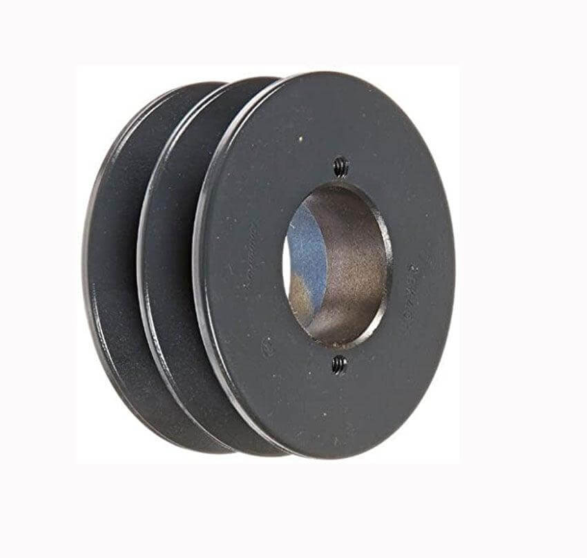 2BK40H Cast Iron Bushed Sheave Pulley for Dual Belt V-belt size 5L, B OD : 4" Double Grooves Pulley 2BK40H