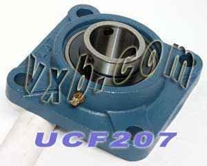 35mm Bearing UCF207 + Square Flanged Cast Housing Mounted Bearing