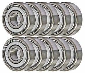 10-Pack 38DD Ball Bearings 8x22x7mm Miniature Bearing