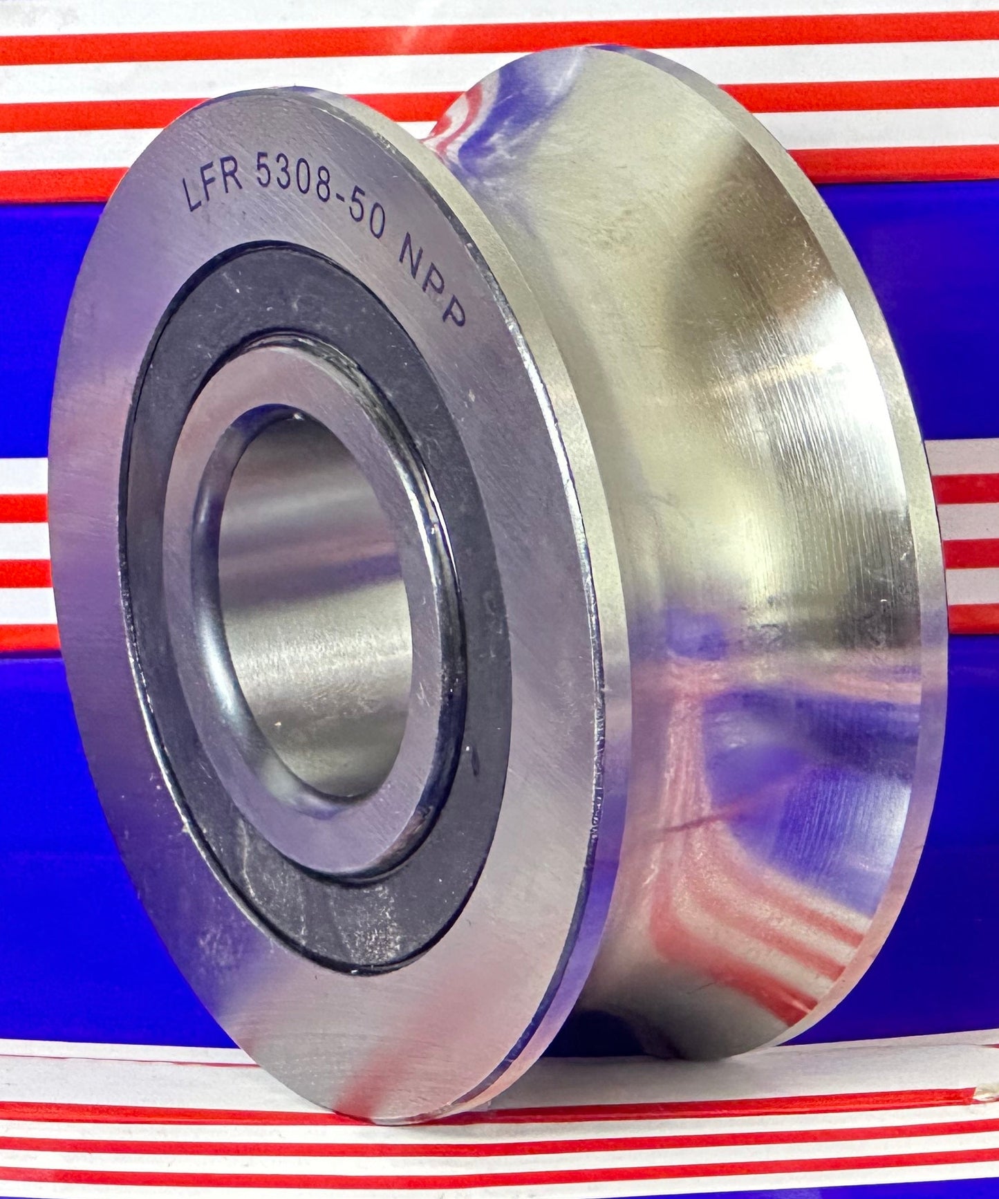 LFR5308-50-2RS 40mm ID x 50mm U-Groove Sealed Track Roller Bearing Track