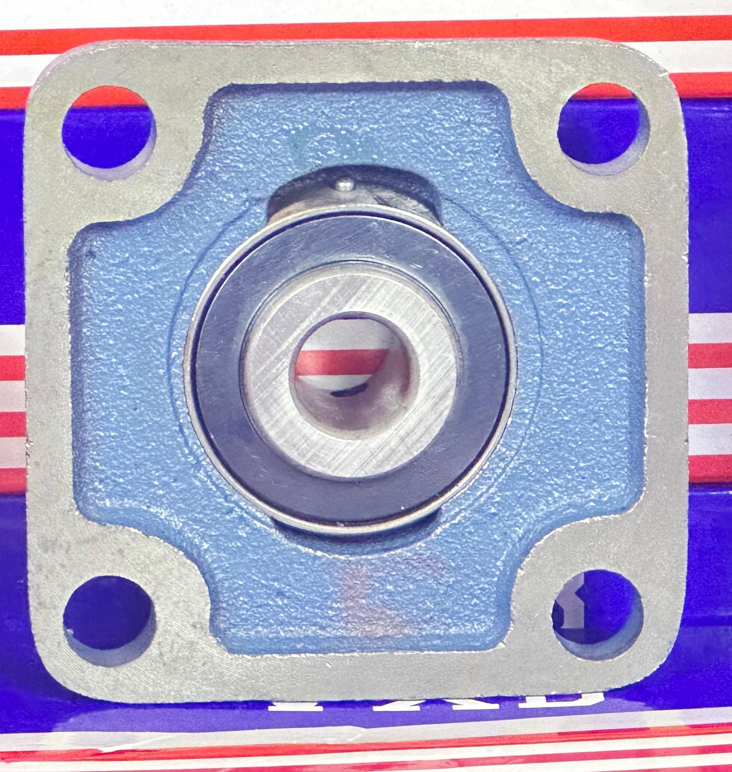 15mm Bearing UCF202 + Square Flanged Cast Housing Mounted Bearing