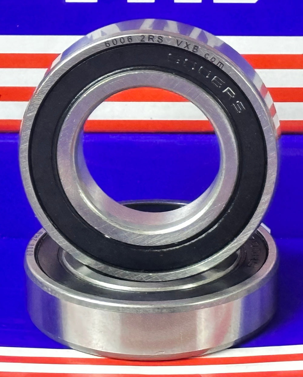 2-Pack Bearings 6006-2RS 30x55x13 Rubber Sealed 30mm Bore