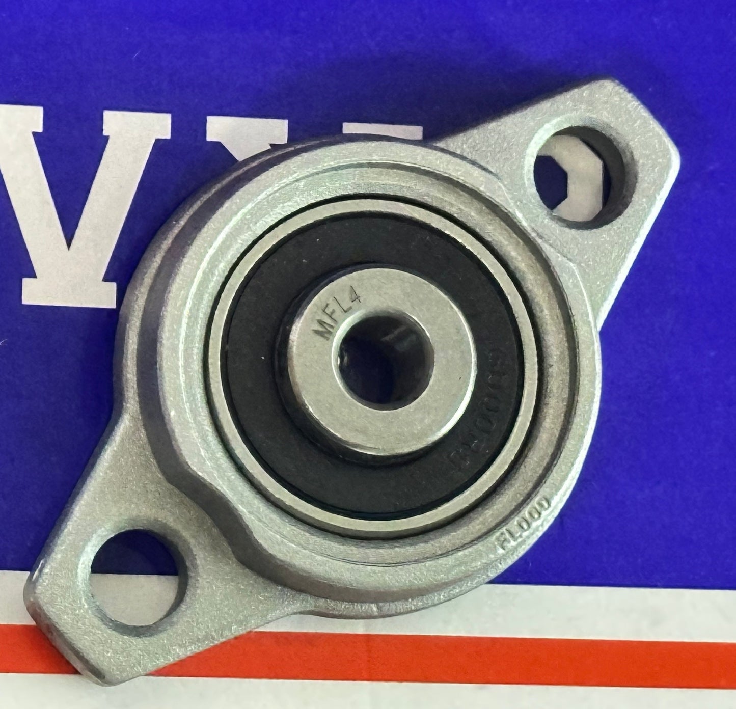 MFL4 Pillow Block Bearing - 1/4" Flanged Miniature Mounted