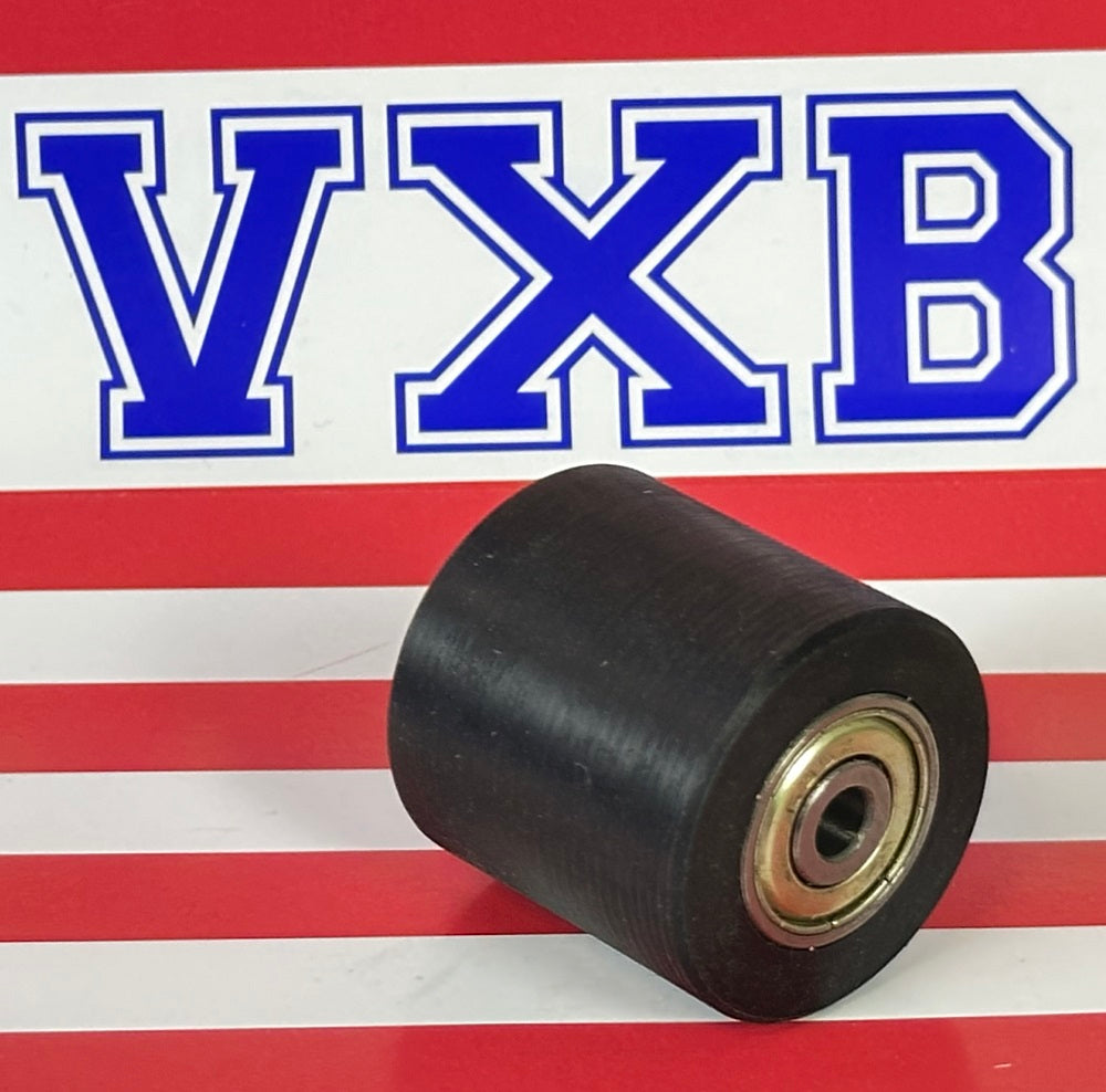 PU5x30x30ZZ Shielded Bearing - Black Polyurethane Tire 5x30x30mm