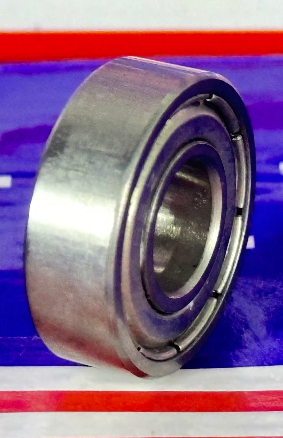 10-Pack SR6ZZ 3/8" x 7/8" x 9/32" Stainless Steel Shielded Bearings