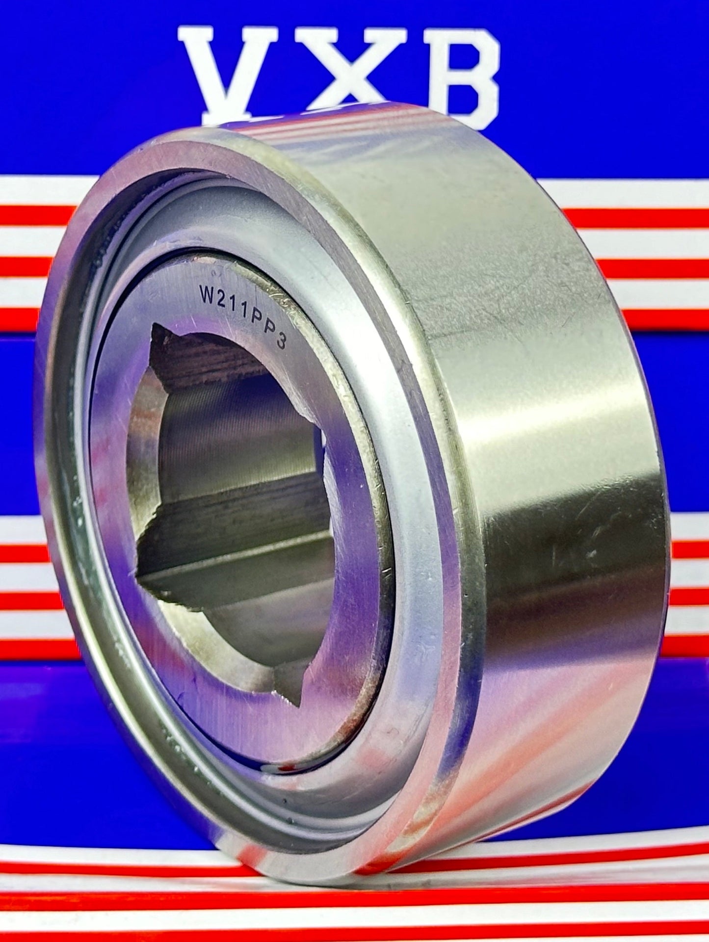 W211PP3 Two Triple Lip Seals Square Bore 1-1/2" Bore Bearing