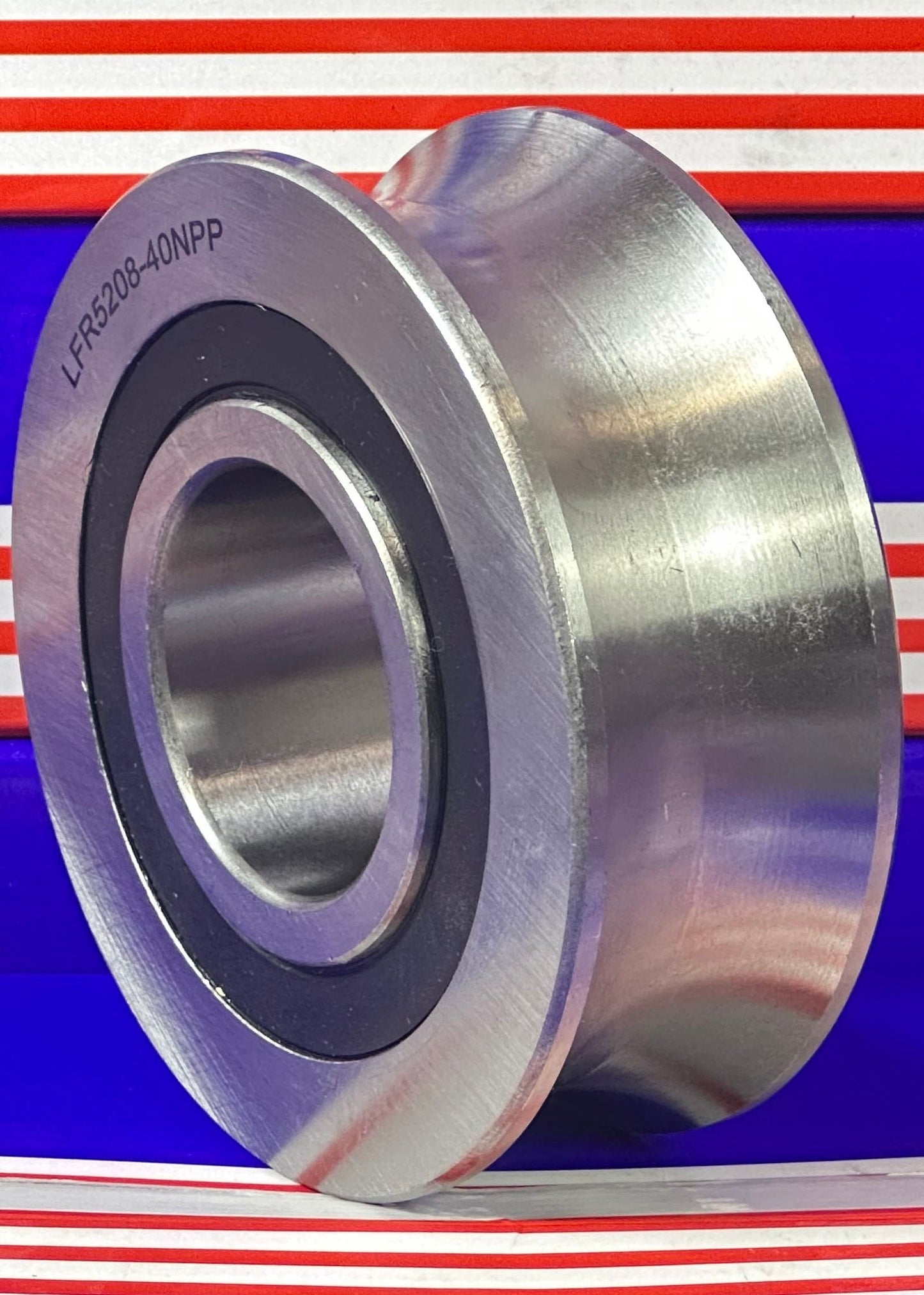 LFR5208-40-2RS 40mm ID x 40mm U-Groove Sealed Track Roller Bearing Track