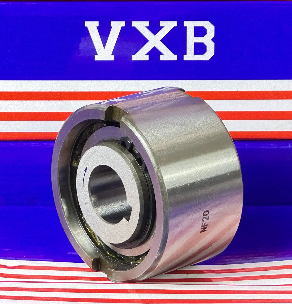 NF20 20mm Freewheel Clutch - One-Way Roller Type - Backstop/Overrunning 20x62x36mm