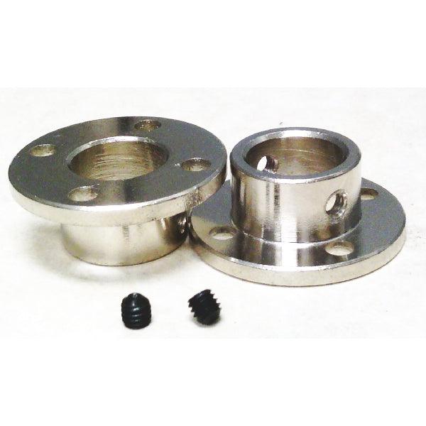 3mm to 6.35mm Rigid Flanged Coupler Shafts connector