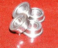 4-Pack Slot Car Axle Flanged Shielded Bearings 3x6x2.5