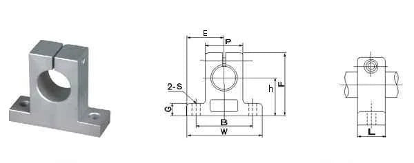 40mm Shaft Support Pillow Block Supporter