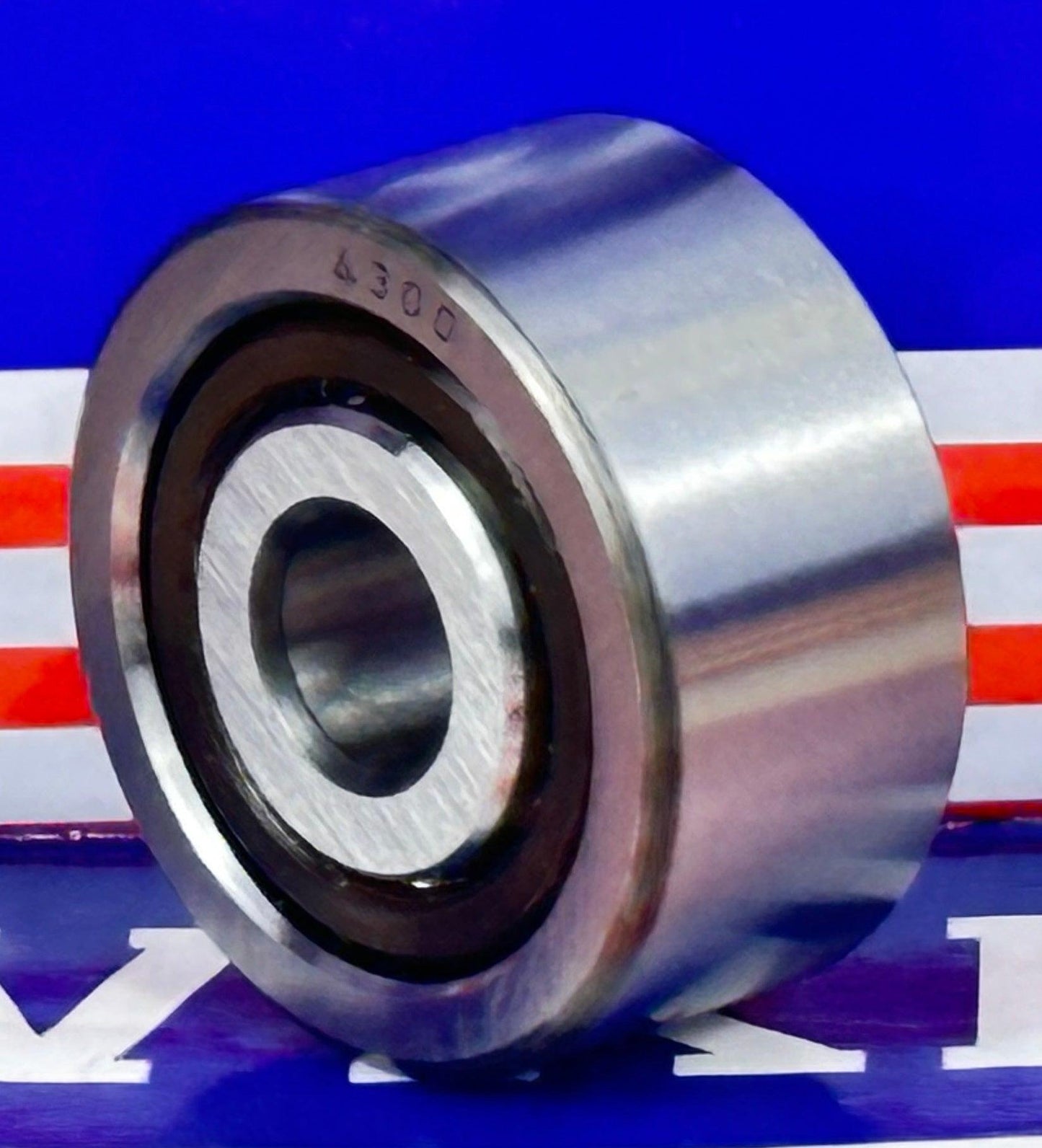 4300 Deep Groove Ball Bearing, Double Row, Open 10x35x17mm