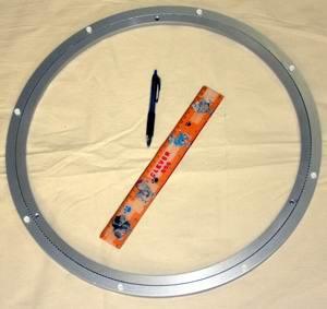 450mm Lazy Susan Aluminum Bearing 500 lbs Turntable Bearing