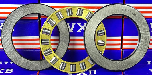 81214M Cylindrical Roller Thrust Bearing 70x105x27mm - Bronze Cage