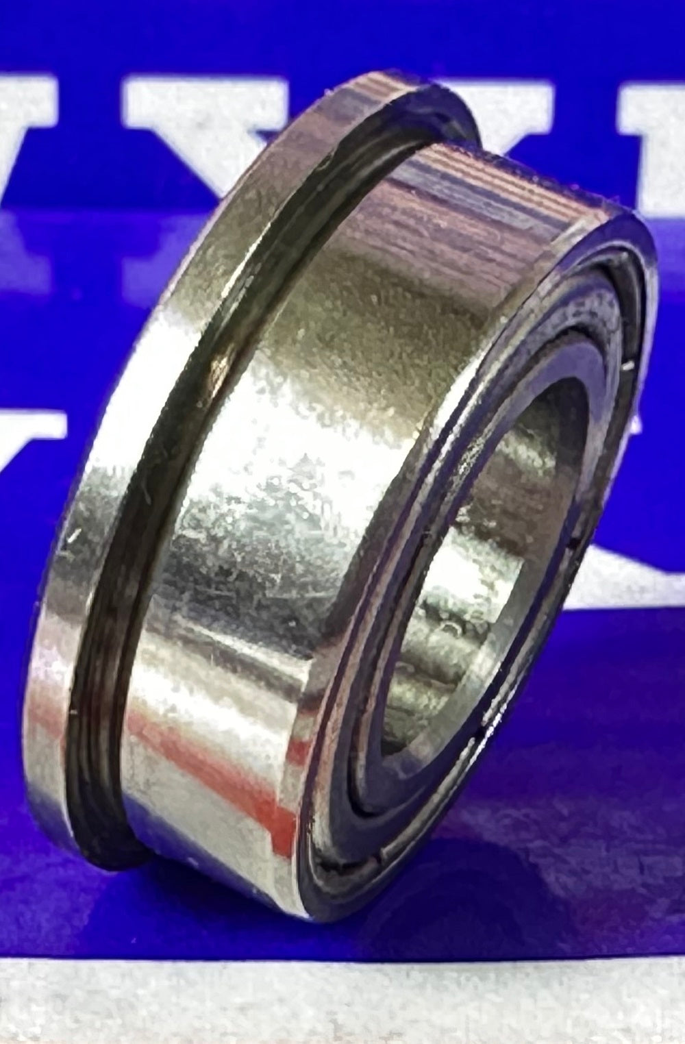 F63800ZZ Flanged Ball Bearing - 10x19x7mm - Shielded