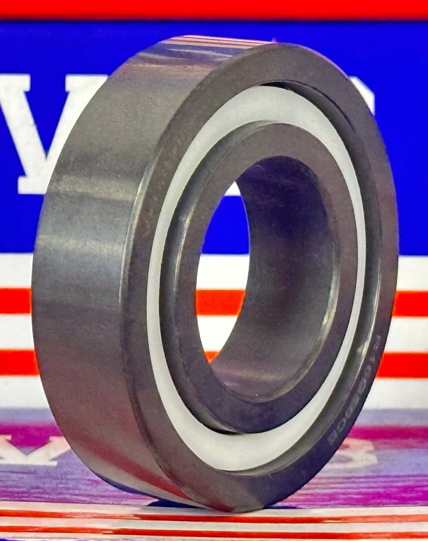 Full Ceramic R16 SI3N4/SI3N4 PTFE Full Ceramic Bearing - 1" ID x 2" OD x 1/2" Width