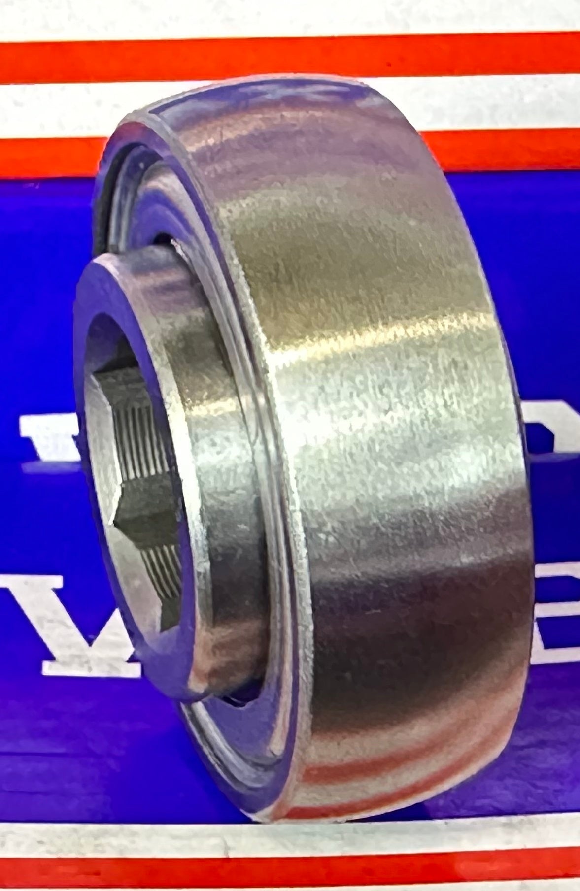 204KRRB2 Agricultural Machinery bearing - Two Single lip Seals & Hex bore