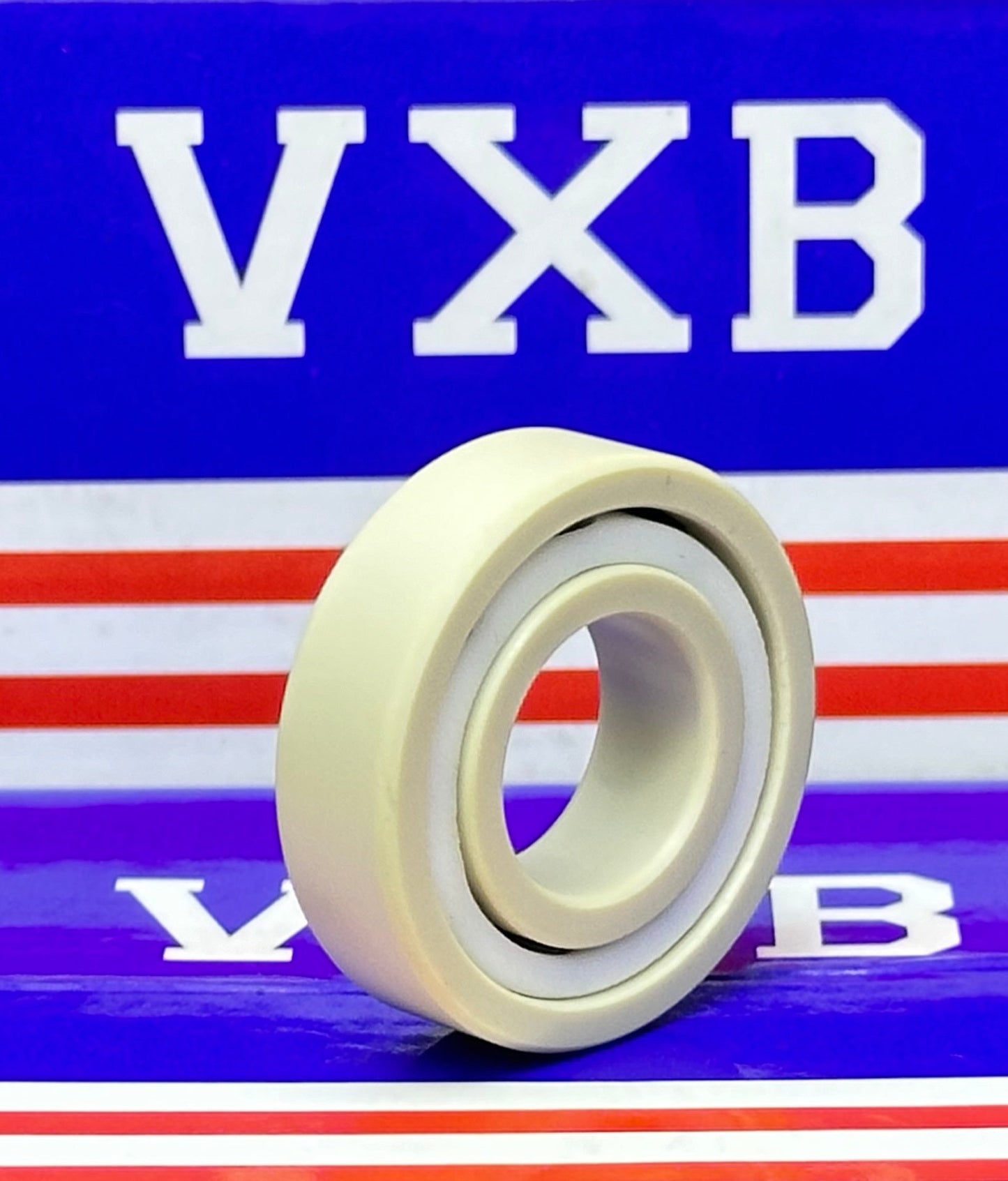 6002 PEEK Ball Bearing - Si₃N₄ Ceramic Balls - PTFE Cage - 15x32x9mm