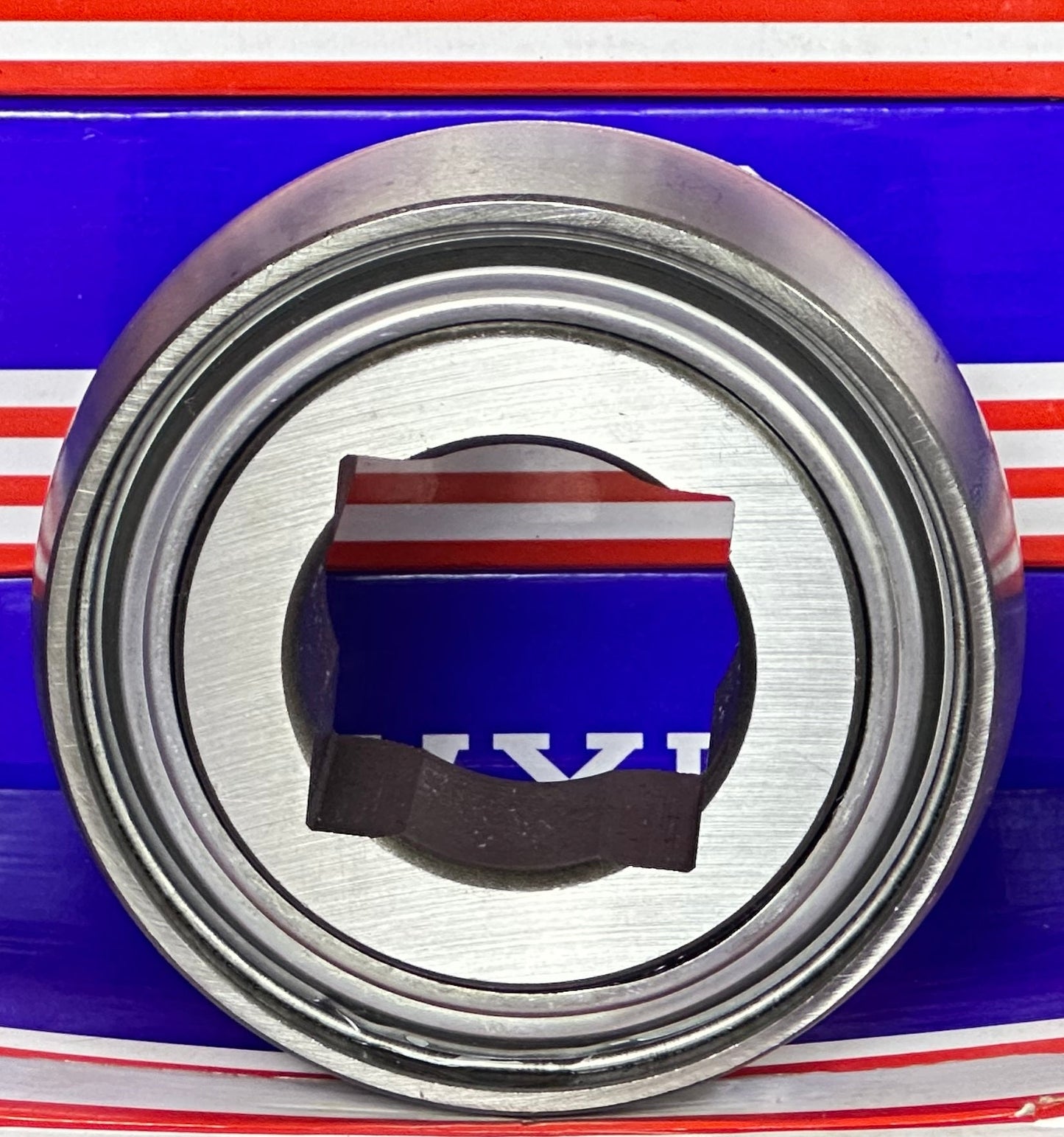 GW211PP3 Agriculture Heavy Duty Disc HarrowBearing, Square Bore, NON-Relubricable, Two Triple Lip Seals 1-1/2" Bore Bearing