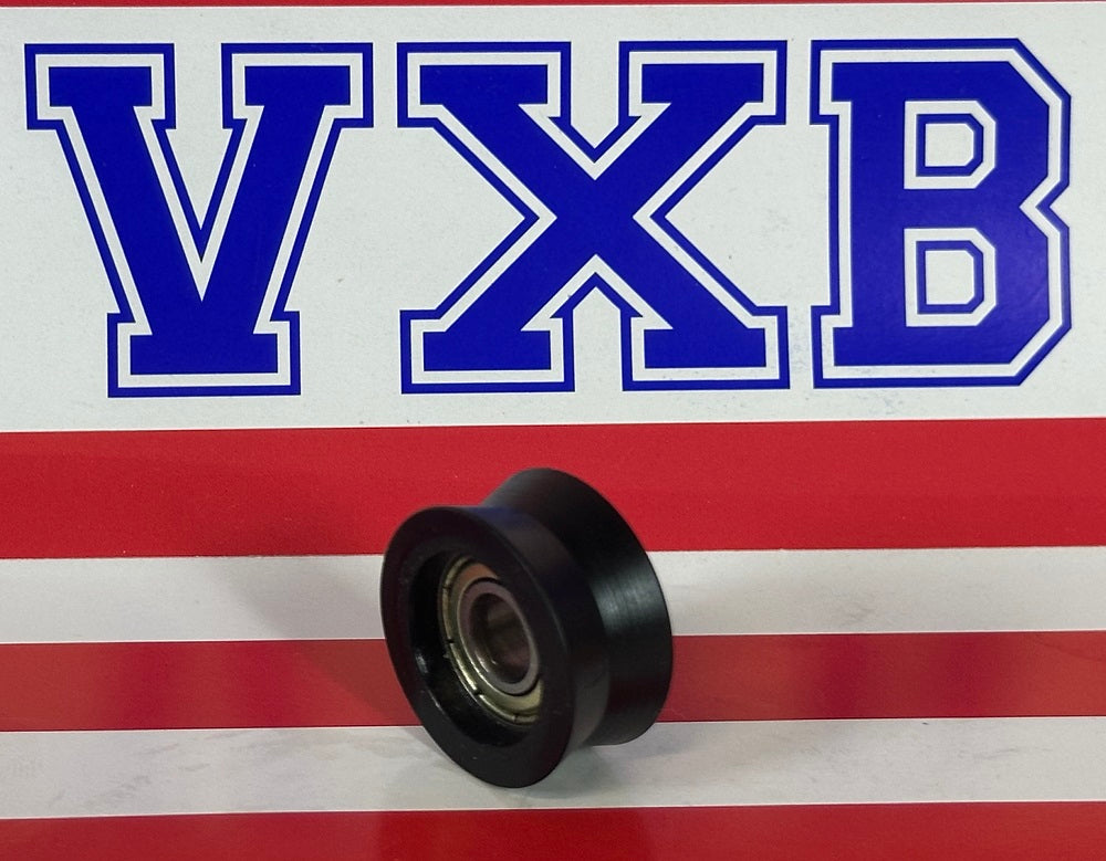 6mm Bore Bearing - 21mm Nylon Pulley v Groove Track Guide Roller Bearing 6x21x10mm