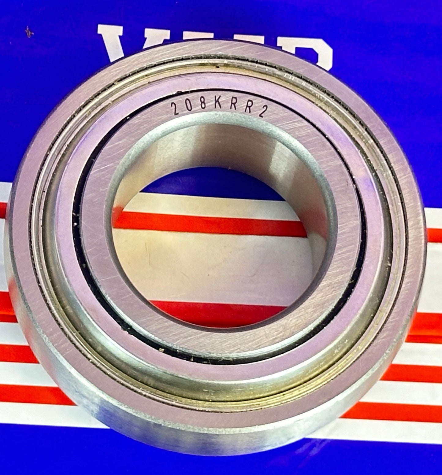 208KRR2 Round Bore Agricultural Bearing 40x80x18mm Extended Inner Ring 27mm