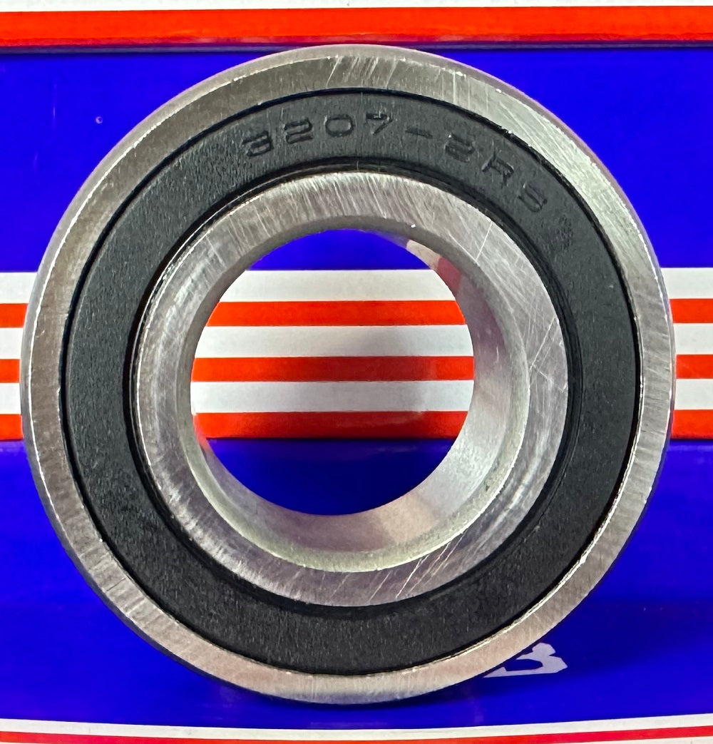 3207-2RS Bearing - Angular Contact - Sealed 35x72x27mm