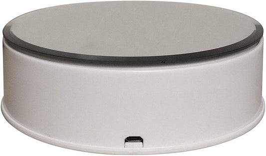5.5" Electric Turntable Mirror Surface Motorized Rotating Display Stand