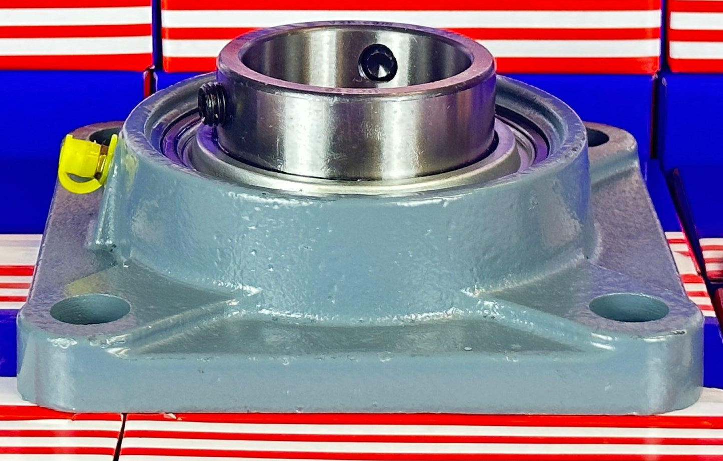 50mm Bearing UCF210 + Square Flanged Cast Housing Mounted Bearing