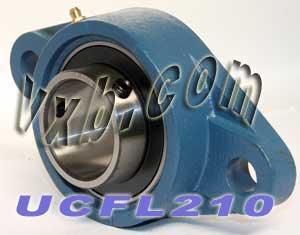 50mm Bearing UCFL210 + 2-Bolt Flanged Cast Housing Mounted Bearing