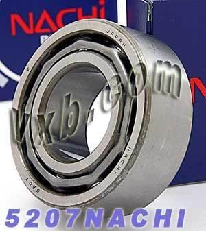 5207 Nachi Double Row Angular Contact Bearing 35x72x27 Japan Made
