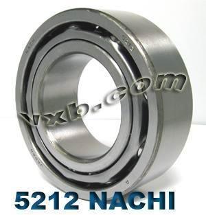 5212 Nachi Angular Contact Bearing - Double Row - 60x110x36.5 Japan Made