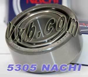 5305 Nachi Angular Contact Bearing - Double Row - 25x62x25.4 Japan Made
