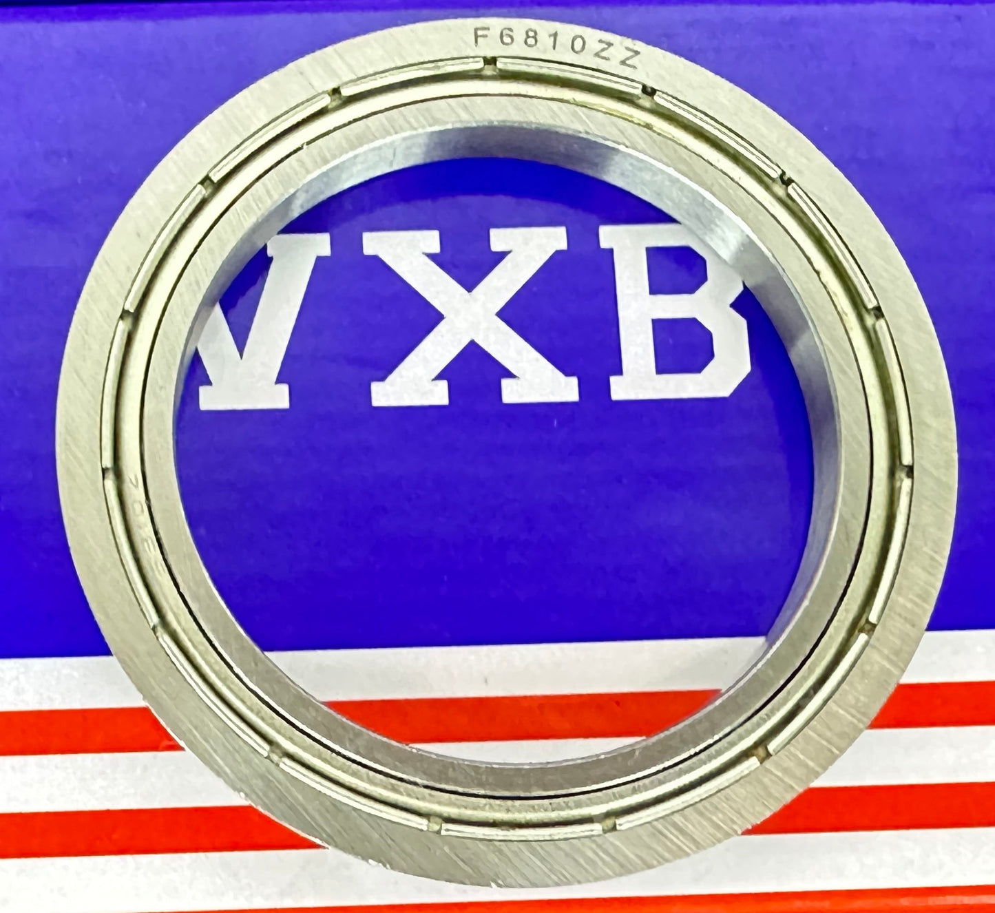F6810ZZ Flanged Bearing Shielded Chrome Steel 50x65x7mm