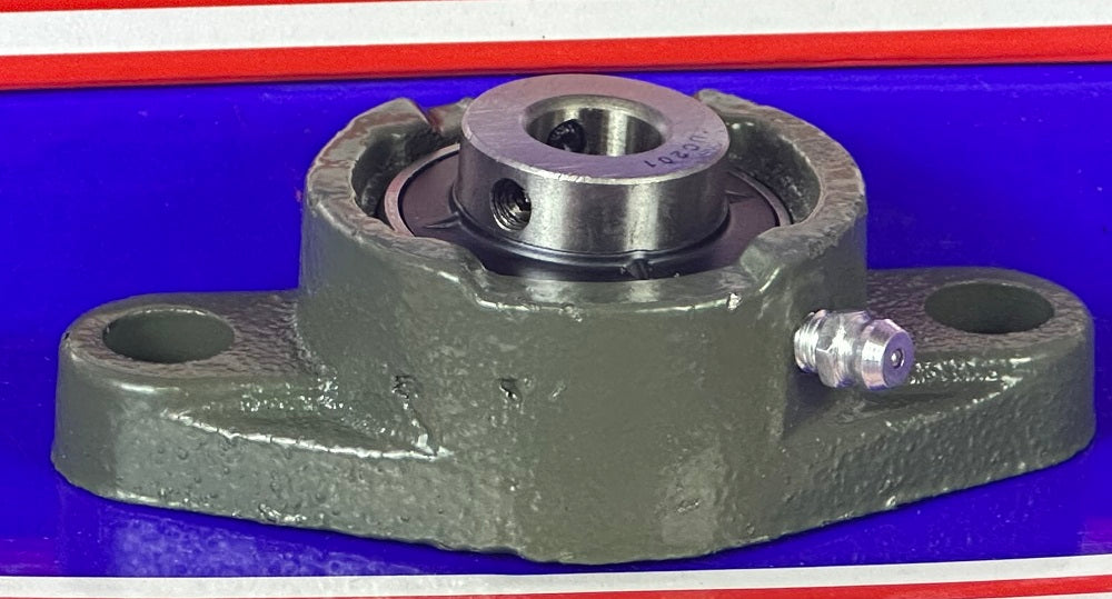 12mm Bearing UCFL201 2-Bolts Flanged Cast Housing Mounted Bearing