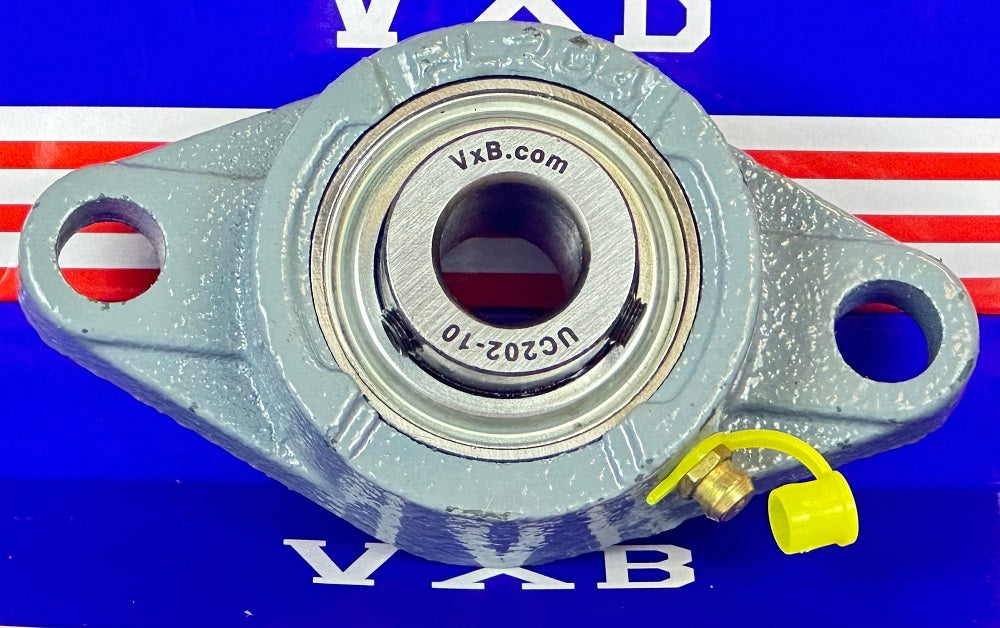 5/8 Bearing UCFL202-10 + 2-Bolt Flanged Housing Mounted Bearing