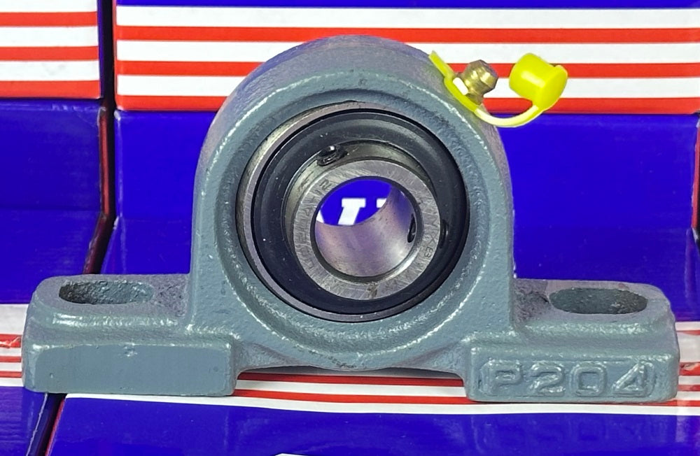 VXB 3/4 Bearing UCP204-12 + Pillow Block Cast Housing Mounted Bearing