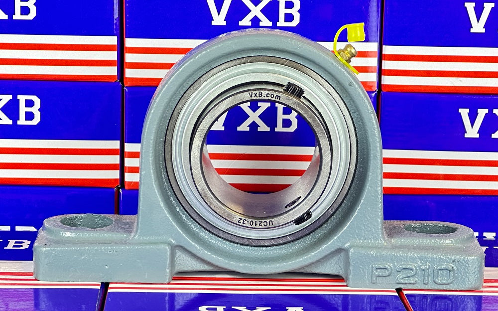 2" ID/Bore Bearing + Pillow Block Cast Housing Mounted Bearing UCP210-32