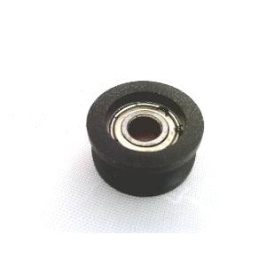 5mm Bore Bearing - 16mm Round Nylon Pulley U-Groove Track Roller Bearing 5x16x8.5mm