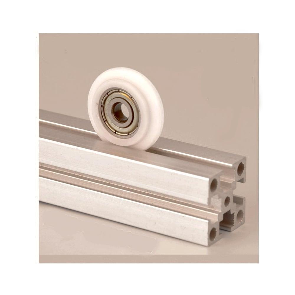 5mm Bore Bearing - 24mm POM plastic Track sliding roller wheel Miniature Nylon Ball Bearing 5x24x7mm