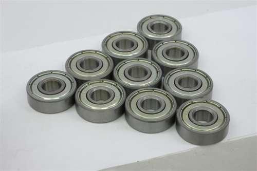 10-Pack 5x10x4 Stainless Steel Shielded Miniature Bearing