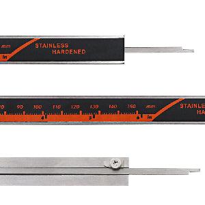 6" Fraction Vernier Caliper Inch/Metric/Fractions Black Color