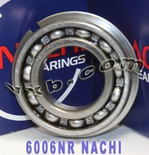 6006NR Nachi Bearing Open C3 Snap Ring Japan 30x55x13mm
