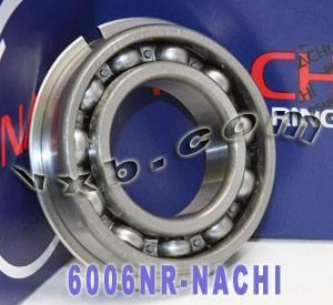 6006NR Nachi Bearing Open C3 Snap Ring Japan 30x55x13mm