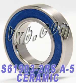 61903-2RS Hybrid Ceramic Bearing 17x30x7 Stainless Steel ABEC-5 Quality