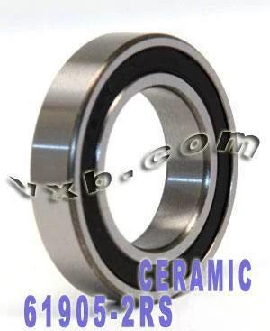 61905-2RS Hybrid Ceramic Ball Bearing 25x42x9 Sealed Si3N4 Bearing