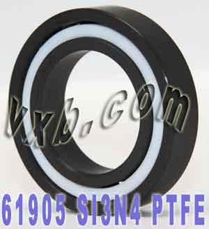 61905 Full Ceramic Bearing Silicon Nitride 25x42x9mm