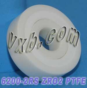 6200-2RS Full Ceramic Sealed Bearing 10x30x9 ZrO2