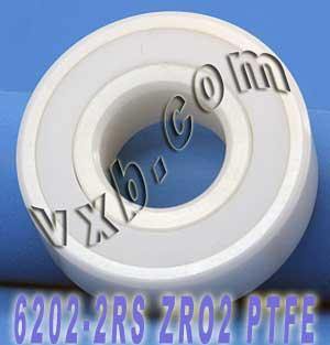 6202-2RS Full Ceramic Sealed Bearing 15x35x11mm ZrO2