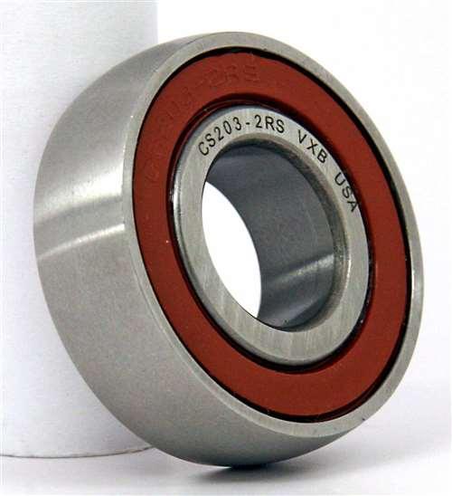 6203-2RS Crowned Outer Surface Ball Bearing 17x40x12mm